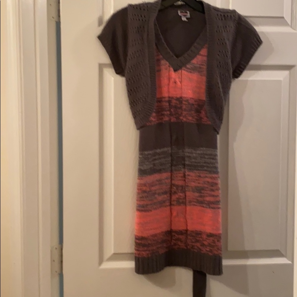 Cherrystyx Girls Knitted Acrylic Dress Belted